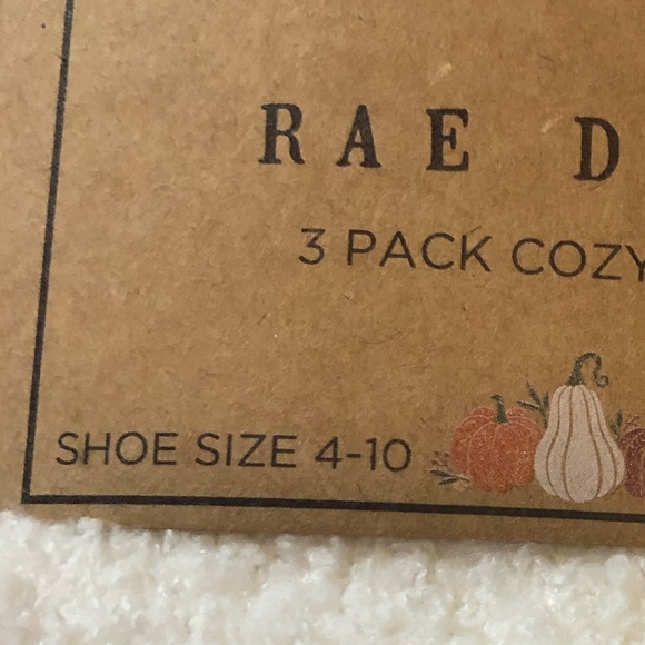 🆕 Rae Dunn GIVE THANKS Cozy Socks 3 Pack - Picture 11 of 12